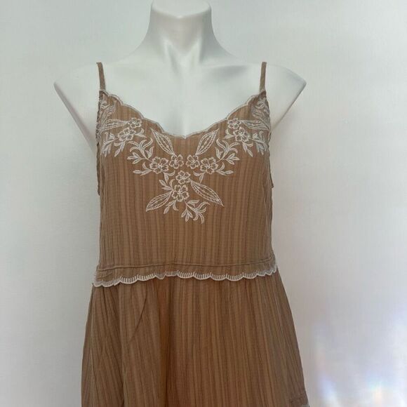 Blue Pepper Boho Embroidered Swing Tank Dress - Picture 2 of 7